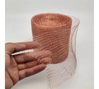 Anti-limace et anti-escargot, rouleau de maille de cuivre, piège à souris en fil de cuivre durable de 125 mm * 3 mètres pour les fissures et trous des murs, la protection des plantes et la protection