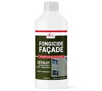 Anti Mousse Façade Ultra Concentré - Nettoyant Mur Extérieur et Crépi - Élimine Mousses et Verdissures - Traitement Curatif et Préventif - 1 L (jusqu'à 250 m²) - ARCANE INDUSTRIES