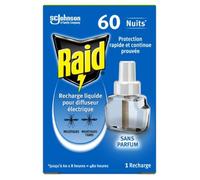Anti-Moustique Recharge Sans Parfum RAID la recharge de 36,2mL
