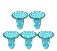 Anti-Odeur pour Drain de Sol de Douche Crépine de vidange en Silicone 1 à 10 pièces, Filtre Anti-Odeur(Green-5PCS)
