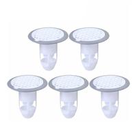 Anti-Odeur pour Drain de Sol de Douche Crépine de vidange en Silicone 1 à 10 pièces, Filtre Anti-Odeur(White-5PCS)
