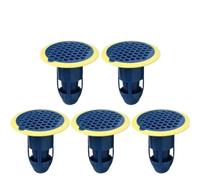 Anti-Odeur pour Drain de Sol de Douche Crépine de vidange en Silicone 1 à 10 pièces, Filtre Anti-Odeur(Blue-5PCS)
