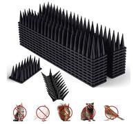 Anti-pigeons plastique pics anti-oiseaux pour fentres balcon jardin noir ACCESSOIRES DE ROBOT DE NETTOY