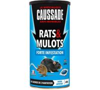 Anti Rats et Mulots - CAUSSADE - Efficacité Maximale - Forte Appétence - 60 pâtes - Prêt A L'Emploi - CARMUPT600