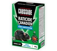 Anti Rats spécial forte infestation - CAUSSADE - CARBLBF300 - 300g - 15 Blocs fluorescents - Prêt à l'emploi