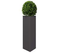 ANTI-UV Jardinière pour Plantes, Pot de Fleur Jardin, noir triangulaire 30x26x75 cm acier J3072AS3072EU