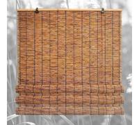 Anti-UV Rideaux en Roseau, Naturel Store Enrouleur Roseau, Store Bambou Intérieur Exterieur, Imperméables Rideau De Paille, pour Jardin Patio(W41xH118IN(105x300CM))