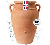 GARANTIA Réservoir mural Amphore ANTIK 260 L terracotta avec bac à plantes