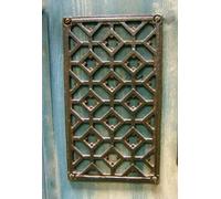 Antikas - Grille d’aération en fer pour cheminées et poêles, M, style ancien
