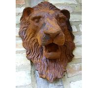 Antikas Tête de lion - Grand lion comme décoration murale impressionnante et gargouille d'eau.