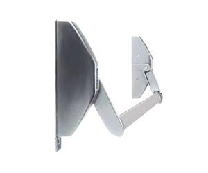 Antipanique à serrure mortaiser carré de 8mm argent - - 1970908PP