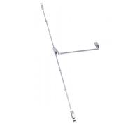 Antipanique Isy Bar EN1125 2 points haut et bas barre de 1200 mm - argent JPM