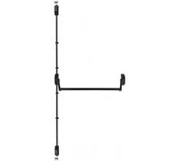 Antipanique Isy Bar EN1125 2 points haut et bas barre de 1200 mm - noir JPM