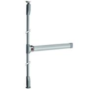JPM Verrou anti-panique Push Bar 90+ 2 points haut et bas 845 mm Argent