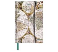 Antique Maps 2025 - Diary - Agenda de poche - 10 x 15 : Magneto Diary