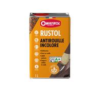 OWATROL - RUSTOL - Antirouille Incolore - Stop Rouille Pénétrant Surfaces Métalliques Plastiques Verre Bois - Apprêt et Sous-Couche - Vernis Antirouille Multi-Surfaces - 5 L