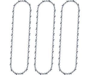 ANTOBLE Lot de 3 chaînes de rechange de 35,6 cm pour tronçonneuse Bo'sch Ma'kita E'cho E'GO CS1400, CS1401, CS1403, AC1400,52 - Calibre 0,1 cm - Pas LP 3/8"