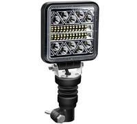 AnTom Phare de Travail LED 102W 12/24V IP68 avec Support DIN Flexible | Support DIN flexible de 24 mm,conception étanche IP68 pour éclairage de travail sur véhicule ou machine