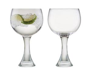 Anton Studio Designs - Verres à Gin Manhattan - Lot de 2 - Capacité de 700ml par verre - Tige épaisse et grande cuvette magnifiquement conçues