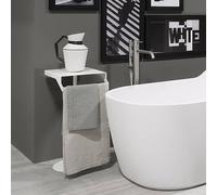antoniolupi GINO Tablette sur pied avec porte-serviettes, GINO1#W,