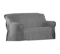Antonouse Housse de Canapé 3 Places, Revêtement de Canapé Couverture de Canapé avec Accoudoirs (Gris)