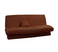 Antonouse Housse de clic clac Extensible 120 à 140cm-180 à 200cm (Noir) (Chocolat)