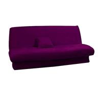 Antonouse Housse de clic clac Extensible 120 à 140cm-180 à 200cm (Noir) (Violet)