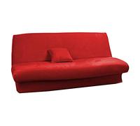 Antonouse Housse de clic clac Extensible 120 à 140cm-180 à 200cm (Rouge)