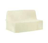 Antonouse Housse matelassée pour Banquette BZ 140，Taille 120 Ã 200 x 140cm (Anthracite) (Beige)