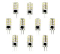 ANTYX Ampoules G4 2.5W AMPOMMES DE LED 230V 20W G4 Remplacement halogène, 3000K / 6000K 180LM, Lampe de Base BI BI à LED G4 Non DIMMABLE, Pack 10 (Couleur : Blanc Froid)