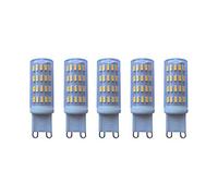 ANTYX LED 12v Ampoule, G9, 5W 63LED 4014, 400-450 Lumen, blanc chaud 3000K / blanc froid 6000K, for RV Camper Marine, énergie solaire Lumière et hors réseau AC/DC 12-24 Volt 5 Pack