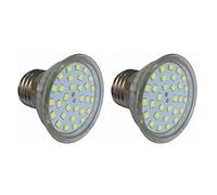 ANTYX LED Ampoule de Couleur 12v 24v, E26 / E27 5W LED Spotlight, for l'éclairage du système de Batterie Solaire de la Grille Hors réseau, RV, Marin LED Lumières, AC/DC 12-60V - Un Paquet de 2