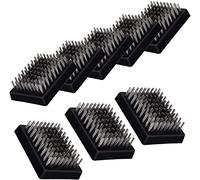 ANUBE Lot de 8 têtes de rechange pour brosse à grill, sans poils métalliques, accessoires de nettoyage remplaçables pour brosse et racloir, choix parfait pour le barbecue