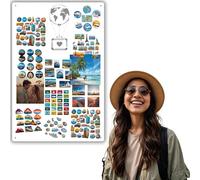 Anwicar Tableau Magnétique avec Crochet Petit & Grand - Tableau Magnétique à l'entrée - Parfait pour Aimants et Notes - Panneau Aimanté Mural - Surface D’Écriture - Blanc 74x49 cm