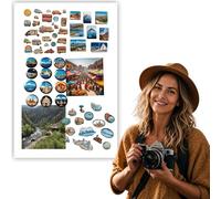 Anwicar Tableau Magnétique - Tableau Effaçable en Acier - Idéal pour Aimants et Notes - Tableau Noir Magnétique Mural - Compatible avec Marqueurs Craie - Kit de Montage Inclus - 80x50 cm - Blanc