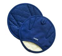 Anyday Lot de 2 maniques de cuisine avec poignée antidérapante en silicone | Maniques résistantes à la chaleur avec doublure antidérapante | Gants universels matelassés et doublés en silicone