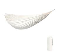 Anyoo Hamac avec 2 barres en bois pour cadre pliable, hamac portable 180 x 130 cm, pour extérieur, camping, jardin