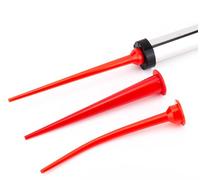 ANZHUO Buse de calfeutrage pour pistolet à calfeutrer à saucisses - Applicateur de buse de calfeutrage incurvée utilisée pour sceller les joints d'installation de portes et fenêtres en verre