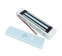 AOAMZ Imperméable Serrure électrique magnétique 180 kg 350Lbs Electro Aimant Lock DC 12V, Serrure électromagnétique pour système de contrôle d'accès, NC Fail-Safe Mode, Surface Peinte