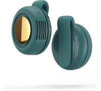 AOBUJDUB Portable Silent Mini Bladeless Fans Clip On, 3 Speeds Hands-Free Necks, for Outdoor & Travel & Office(Noir)