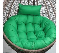 Aocase Coussin Fauteuil Suspendu, Coussin Papasan Rond Épais 110cm - Housse Détachable Lavable en Polyester Imperméable - pour Chaise Suspendue d'Extérieur/Jardin, Balcon, Salon,No12,90cm