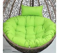 Aocase Coussin Fauteuil Suspendu, Coussin Papasan Rond Épais 110cm - Housse Détachable Lavable en Polyester Imperméable - pour Chaise Suspendue d'Extérieur/Jardin, Balcon, Salon,No13,100cm