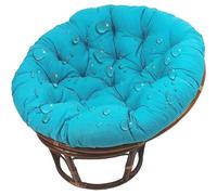 Aocase Coussin pour Fauteuil Papasan - Rond Coussin de Rechange pour Chaise à Panier Suspendu Coussin de Sol pour Meubles de Jardin Galette de Chaise imperméable, extérieur intérieur,No10,110 * 110cm