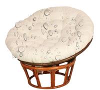 Aocase Coussin pour Fauteuil Papasan - Rond Coussin de Rechange pour Chaise à Panier Suspendu Coussin de Sol pour Meubles de Jardin Galette de Chaise imperméable, extérieur intérieur,No04,110 * 110cm
