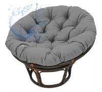 Aocase Coussin Rond ImperméAble pour Chaises Suspendues Coussin Exterieur Oeuf Suspendu Confortable Coussin De Rechange pour Chaise à Panier Suspendu Fauteuil Rotin Papasan Salon Jardin,No08,40×40cm