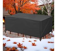 AOFOAE Housse de Salon de Jardin 360x290x70cm/LxBxH Housses pour Mobilier Imperméable Anti-UV,Résistance au Vent Rectangulaire 600D Tissu Oxford bache de canapé extérieur pour Balcon, terrasse