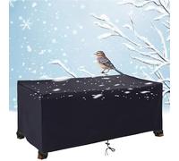 AOFOAE Housse de Salon de Jardin Exterieur Imperméable 205x70x80cm/Longueur x Largeur x Hauteur Housses de Canapés de Jardin Exterieur Imperméable,Coupe-Vent,Anti-UV avec Boucles et Cordon e Serrage