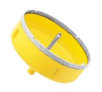 Aohhy Scie Cloche Diamantée de 105mm avec Foret Guidage, Professionnelle Foret Trépan Diamant pour Carrelage, Porcelaine, Verre, Marbre et Céramique