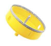 Aohhy Scie Cloche Diamantée de 110mm avec Foret Guidage, Professionnelle Foret Trépan Diamant pour Carrelage, Porcelaine, Verre, Marbre et Céramique