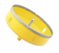 Aohhy Scie Cloche Diamantée de 120mm avec Foret Guidage, Professionnelle Foret Trépan Diamant pour Carrelage, Porcelaine, Verre, Marbre et Céramique